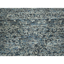 Load image into Gallery viewer, 9&#39;x12&#39;1&quot; Stone Blue, Pre Historic 14th Century Influence, Mamluk Design, Natural Dyes, Hand Knotted, Pure Wool, Oriental Rug FWR459336