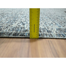 Load image into Gallery viewer, 9&#39;x12&#39;1&quot; Stone Blue, Pre Historic 14th Century Influence, Mamluk Design, Natural Dyes, Hand Knotted, Pure Wool, Oriental Rug FWR459336