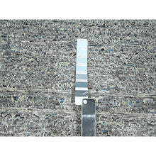 Load image into Gallery viewer, 9&#39;2&quot;x12&#39; Dove Gray, Pre Historic 14th Century Influence, Mamluk Design, Natural Dyes, Hand Knotted, 100% Wool, Oriental Rug FWR459342