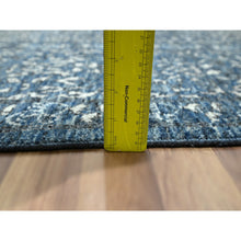 Load image into Gallery viewer, 9&#39;x12&#39; Aegean Blue, Pre Historic 14th Century Influence, Mamluk Design, Natural Dyes, Hand Knotted, Pure Wool, Oriental Rug FWR459348