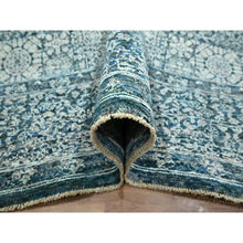 Load image into Gallery viewer, 8&#39;x10&#39;1&quot; Turkish Blue, Pre Historic 14th Century Influence, Mamluk Design, Natural Dyes, Hand Knotted, Pure Wool, Oriental Rug FWR459354
