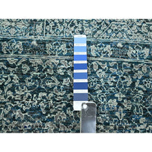 Load image into Gallery viewer, 8&#39;x10&#39;1&quot; Turkish Blue, Pre Historic 14th Century Influence, Mamluk Design, Natural Dyes, Hand Knotted, Pure Wool, Oriental Rug FWR459354