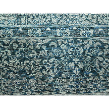 Load image into Gallery viewer, 8&#39;x10&#39;1&quot; Turkish Blue, Pre Historic 14th Century Influence, Mamluk Design, Natural Dyes, Hand Knotted, Pure Wool, Oriental Rug FWR459354