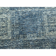 Load image into Gallery viewer, 8&#39;x10&#39;1&quot; Aegean Blue, Garden Design, Tone On Tone, Hand Knotted, Pure Wool, Oriental Rug FWR459360