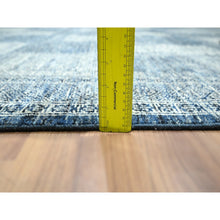 Load image into Gallery viewer, 8&#39;x10&#39;1&quot; Aegean Blue, Garden Design, Tone On Tone, Hand Knotted, Pure Wool, Oriental Rug FWR459360