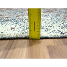 Load image into Gallery viewer, 8&#39;x10&#39; Rust Red, Erased Rosettes Design, Tone On Tone, Hand Knotted, 100% Wool, Dense Weave, Oriental Rug FWR459384