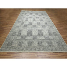 Load image into Gallery viewer, 10&#39;2&quot;x14&#39; Beige, Ancient Persian Garden Design, Tone On Tone, Hand Knotted, Pure Wool, Oriental Rug FWR459456