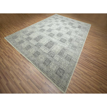 Load image into Gallery viewer, 10&#39;2&quot;x14&#39; Beige, Ancient Persian Garden Design, Tone On Tone, Hand Knotted, Pure Wool, Oriental Rug FWR459456