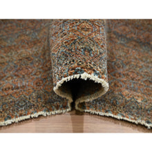 Load image into Gallery viewer, 9&#39;x12&#39; Rust Red, Tone On Tone, Kohinoor Herat Pattern, Small Geometric Repetitive Diamond Design, Hand Knotted, Soft Wool, Oriental Rug FWR459468