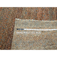 Load image into Gallery viewer, 9&#39;x12&#39; Rust Red, Tone On Tone, Kohinoor Herat Pattern, Small Geometric Repetitive Diamond Design, Hand Knotted, Soft Wool, Oriental Rug FWR459468