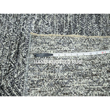 Load image into Gallery viewer, 2&#39;7&quot;x9&#39;10&quot; Sonic Gray, Kohinoor Herat Pattern, Small Geometric Repetitive Diamond Design, Hand Knotted, Soft Wool, Tone On Tone, Runner, Oriental Rug FWR459474