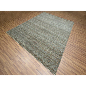 8'x10' Caramel Brown, Kohinoor Herat Pattern, Small Geometric Repetitive Diamond Design, Soft Wool, Tone On Tone, Hand Knotted, Oriental Rug FWR459480