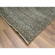 Load image into Gallery viewer, 8&#39;x10&#39; Caramel Brown, Kohinoor Herat Pattern, Small Geometric Repetitive Diamond Design, Soft Wool, Tone On Tone, Hand Knotted, Oriental Rug FWR459480