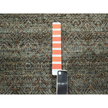 Load image into Gallery viewer, 8&#39;x10&#39; Caramel Brown, Kohinoor Herat Pattern, Small Geometric Repetitive Diamond Design, Soft Wool, Tone On Tone, Hand Knotted, Oriental Rug FWR459480