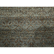 Load image into Gallery viewer, 8&#39;x10&#39; Caramel Brown, Kohinoor Herat Pattern, Small Geometric Repetitive Diamond Design, Soft Wool, Tone On Tone, Hand Knotted, Oriental Rug FWR459480