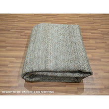 Load image into Gallery viewer, 8&#39;x10&#39; Caramel Brown, Kohinoor Herat Pattern, Small Geometric Repetitive Diamond Design, Soft Wool, Tone On Tone, Hand Knotted, Oriental Rug FWR459480