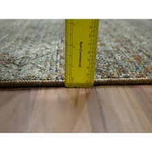 Load image into Gallery viewer, 8&#39;x10&#39; Caramel Brown, Kohinoor Herat Pattern, Small Geometric Repetitive Diamond Design, Soft Wool, Tone On Tone, Hand Knotted, Oriental Rug FWR459480