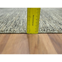Load image into Gallery viewer, 2&#39;x3&#39; Beige, Modern Grass Design, Hand Knotted, Undyed Natural Wool, Tone On Tone, Mat, Sample, Oriental Rug FWR459504