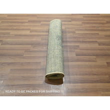 Load image into Gallery viewer, 2&#39;x3&#39; Beige, Garden Design, Tone On Tone, Hand Knotted, Pure Wool, Mat, Sample, Oriental Rug FWR460026