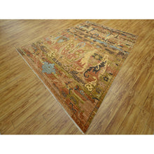 Load image into Gallery viewer, 9&#39;x12&#39;4&quot; Rust Red With Brown, Persian Bijar Garus Inspired Design With Distinct Abrash, 100% Wool, Hand Knotted, Vegetable Dyes, Oriental Rug FWR460104