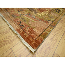 Load image into Gallery viewer, 9&#39;x12&#39;4&quot; Rust Red With Brown, Persian Bijar Garus Inspired Design With Distinct Abrash, 100% Wool, Hand Knotted, Vegetable Dyes, Oriental Rug FWR460104