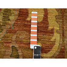 Load image into Gallery viewer, 9&#39;x12&#39;4&quot; Rust Red With Brown, Persian Bijar Garus Inspired Design With Distinct Abrash, 100% Wool, Hand Knotted, Vegetable Dyes, Oriental Rug FWR460104