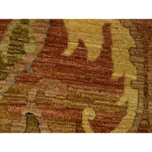 Load image into Gallery viewer, 9&#39;x12&#39;4&quot; Rust Red With Brown, Persian Bijar Garus Inspired Design With Distinct Abrash, 100% Wool, Hand Knotted, Vegetable Dyes, Oriental Rug FWR460104