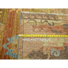Load image into Gallery viewer, 9&#39;x12&#39;4&quot; Rust Red With Brown, Persian Bijar Garus Inspired Design With Distinct Abrash, 100% Wool, Hand Knotted, Vegetable Dyes, Oriental Rug FWR460104
