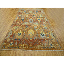 Load image into Gallery viewer, 8&#39;9&quot;x12&#39; Rust Red, Persian Inspired Design With Distinct Abrash, 100% Wool, Vegetable Dyes, Hand Knotted, Oriental Rug FWR460110