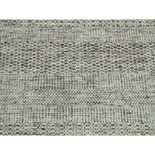 Load image into Gallery viewer, 11&#39;10&quot;x14&#39;10&quot; Wine Red With Ivory, Distressed And Oxidized Grass Design With Exposed Warps, Organic Wool, Hand Knotted, Xl, Oversized, Oriental Rug FWR460146