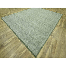 Load image into Gallery viewer, 11&#39;10&quot;x14&#39;9&quot; Basil Green, Natural Wool, Oxidized And Distressed Grass Design With Exposed Warps, Hand Knotted Xl, Oversized, Oriental Rug FWR460152