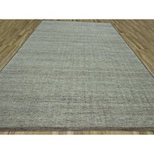 Load image into Gallery viewer, 12&#39;1&quot;x15&#39; Carob Brown And Ivory, Distressed And Oxidized Grass Design With Exposed Warps, 100% Wool, Hand Knotted, Xl, Oversized, Oriental Rug FWR460158