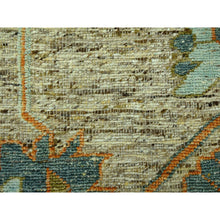 Load image into Gallery viewer, 12&#39;1&quot;x14&#39;10&quot; Beige, Hand Knotted, Colorful Oushak Design With Exposed Weft, Distressed Feel But Durable, 100% Wool, Xl, Oversized, Oriental Rug FWR460602