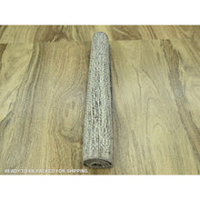Load image into Gallery viewer, 2&#39;x3&#39; Beaver Brown, 100% Natural Wool, Oxidized And Distressed Grass Design With Exposed Warps, Hand Knotted, Mat, Sample, Oriental Rug FWR460650