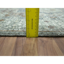 Load image into Gallery viewer, 4&#39;1&quot;x6&#39; Sage Green, Pre Historic 14th Century Influence, Mamluk Design, Natural Dyes, Hand Knotted, Pure Wool, Oriental Rug FWR460830