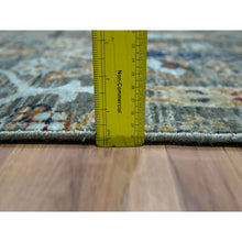 Load image into Gallery viewer, 3&#39;1&quot;x5&#39;1&quot; Hunter Green, Trellis Borderless Garden Design, Agra, Hand Knotted, Hand Spun New Zealand Wool,
Oriental Rug FWR460998