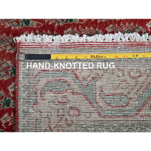 Load image into Gallery viewer, 3&#39;2&quot;x13&#39;10&quot; Antique Persian Northwest Boteh Design Runner Handmade Rug FWR157026