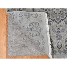 Load image into Gallery viewer, 11&#39;10&quot;x14&#39;9&quot; Light Gray, Tone On Tone Geometric Jewellery Design, Pure Wool, Hand Knotted, Oversized Oriental Rug FWR468042