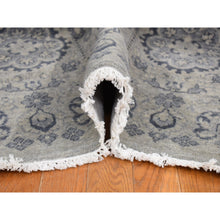 Load image into Gallery viewer, 11&#39;10&quot;x14&#39;9&quot; Light Gray, Tone On Tone Geometric Jewellery Design, Pure Wool, Hand Knotted, Oversized Oriental Rug FWR468042