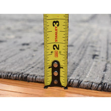 Load image into Gallery viewer, 12&#39;1&quot;x17&#39;7&quot; Nickel Gray, Broken And Erased Persian Design, Silk With Textured Wool, Hand Knotted, Oversized Oriental Rug FWR468048
