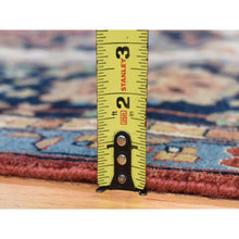 Load image into Gallery viewer, 12&#39;x17&#39;8&quot; Barn Red, Hand Knotted, Antiqued Heriz Re-creation, Pure Wool, Oversized Oriental Rug FWR468054
