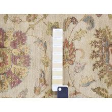 Load image into Gallery viewer, 11&#39;5&quot;x14&#39;9&quot; Ivory, Velvet Feel Tabriz New Zealand Wool, 300 Kpsi, Densely Woven, Hand Knotted, Oversized Oriental Rug FWR468066