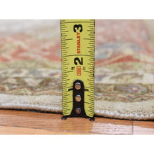 Load image into Gallery viewer, 11&#39;5&quot;x14&#39;9&quot; Ivory, Velvet Feel Tabriz New Zealand Wool, 300 Kpsi, Densely Woven, Hand Knotted, Oversized Oriental Rug FWR468066