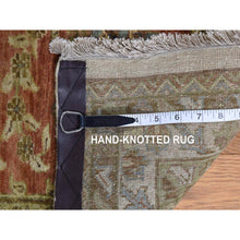 Load image into Gallery viewer, 11&#39;5&quot;x14&#39;9&quot; Ivory, Velvet Feel Tabriz New Zealand Wool, 300 Kpsi, Densely Woven, Hand Knotted, Oversized Oriental Rug FWR468066