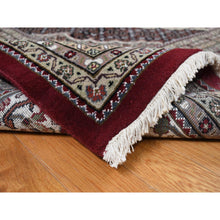 Load image into Gallery viewer, 10&#39;x16&#39; Barn Red, Tabriz Mahi With Large Medallion, 100% Wool, Hand Knotted, Special Wide And Long Size Oriental Rug FWR468192