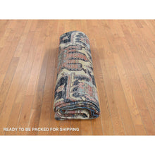 Load image into Gallery viewer, 11&#39;3&quot;x15&#39;3&quot; Vermilion Red, Antique Persian Serapi Heriz, 100% Wool, Hand Knotted, Even Wear, Clean, Sides And Ends Secured, Oversized Oriental Rug FWR468342