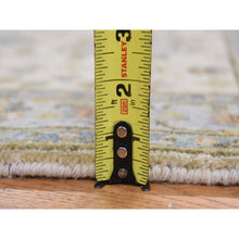 Load image into Gallery viewer, 3&#39;x5&#39;1&quot; Acoustic White, Extra Soft Wool, Hand Knotted, Karajeh Design Tribal Medallions, Runner Oriental Rug FWR468372