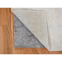 Load image into Gallery viewer, 2&#39;8&quot;x12&#39; Spring White Color, White Wash Peshawar With Only Subtle Design Showing Through, 100% Wool, Hand Knotted, Oriental Rug FWR468420