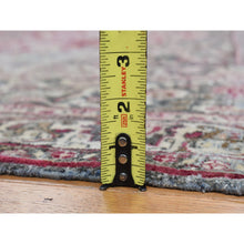 Load image into Gallery viewer, 8&#39;9&quot;x12&#39;6&quot; Alabama Crimson Red, Antique Persian Khorasan, Hand Knotted, Pure Wool, Mint Condition, Full Pile And Soft, Cleaned With Sides And Ends Professionally Secured, Oriental Rug FWR468498