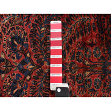 Load image into Gallery viewer, 2&#39;2&quot;x13&#39;1&quot; Imperial Red, Antique Persian Sarouk, Even Wear, Hand Knotted, Clean, Pure Wool, Sides And Ends Professionally Secured, Runner Oriental Rug FWR468540